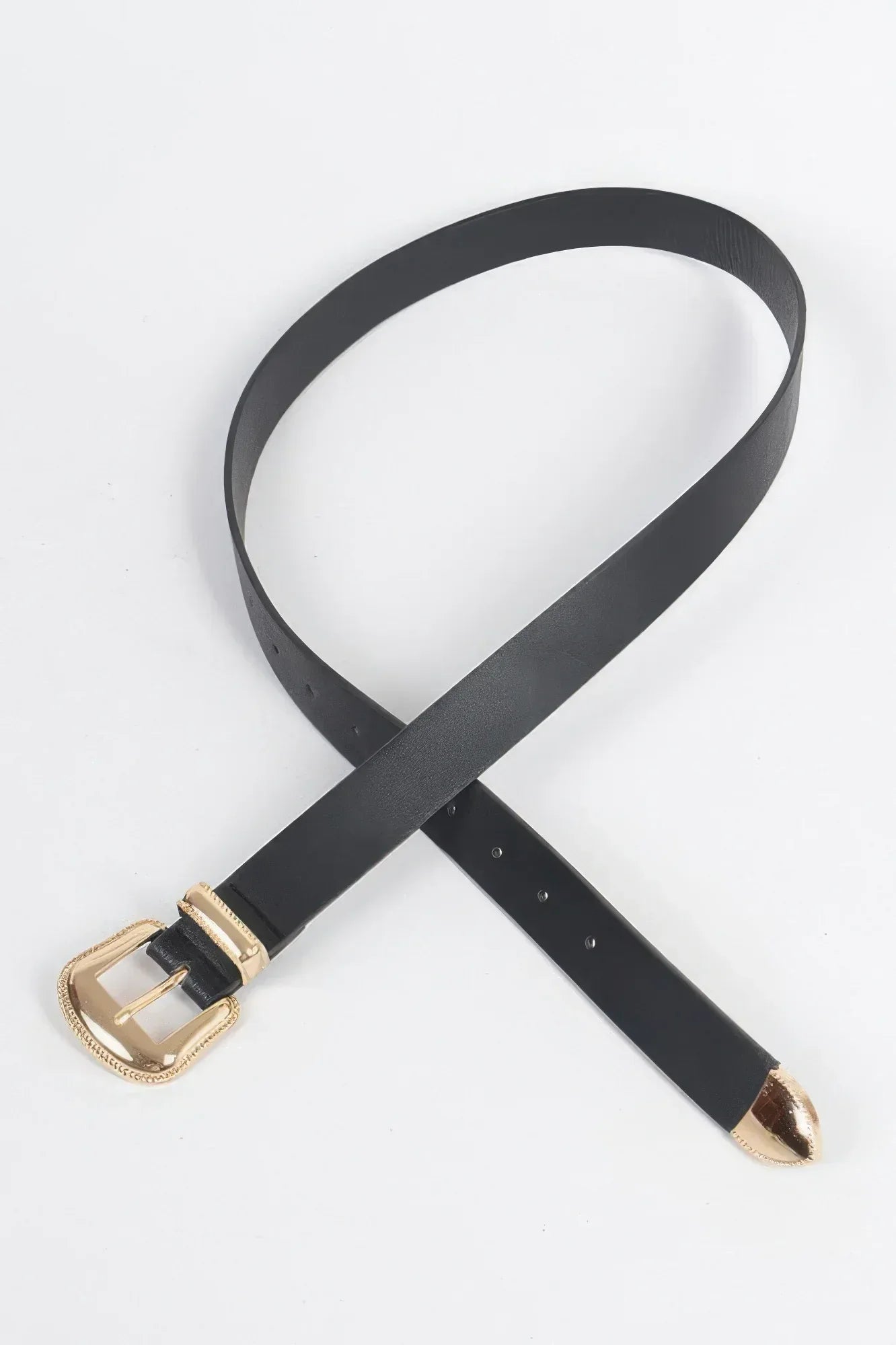 Metal Faux Leather Belt | Mixtshop LLC
