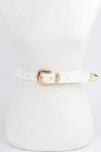 Metal Faux Leather Belt | Mixtshop LLC