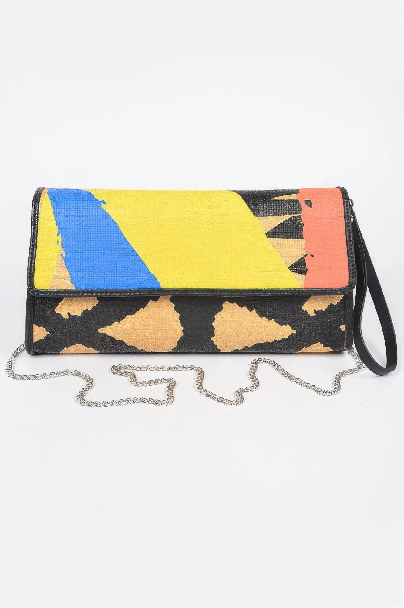 Animal Print Clutch With Color Palette | Mixtshop LLC Main image