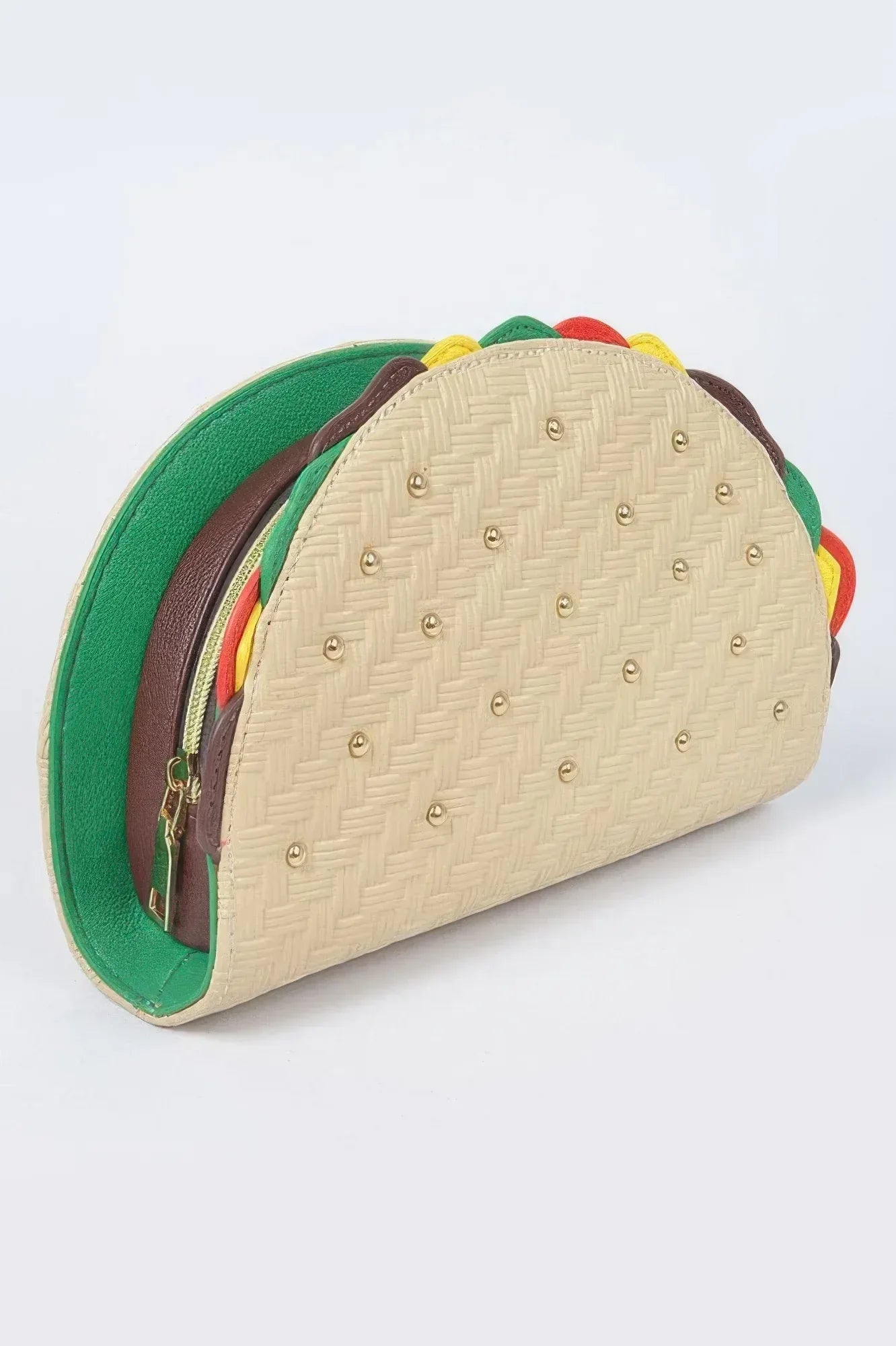 Studded Taco Shape Clutch | Mixtshop LLC