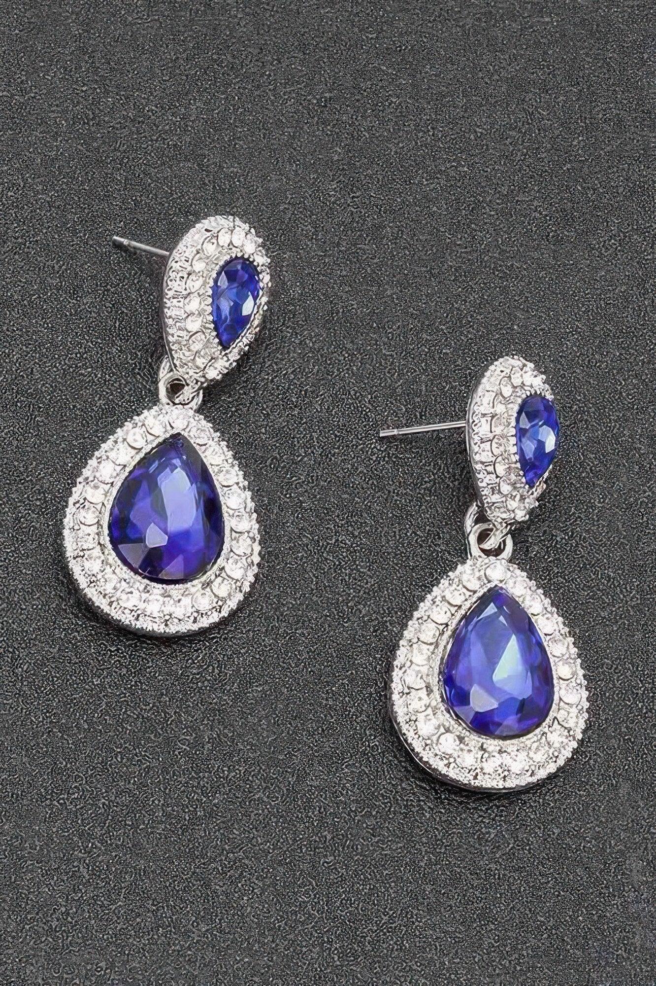 Rhinestone Dangle Earring | Mixtshop LLC Main image
