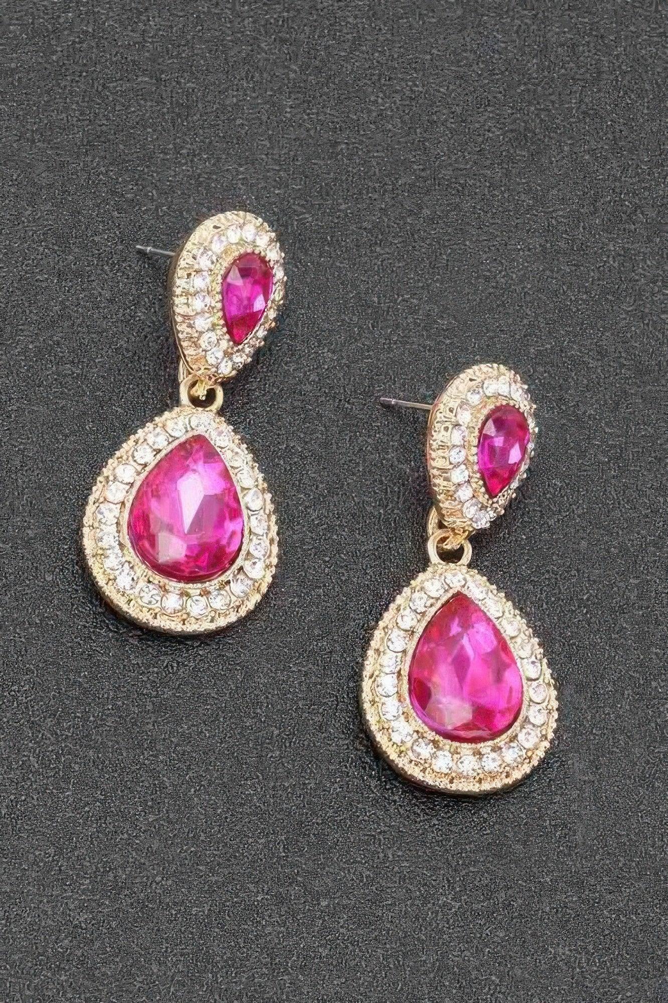 Rhinestone Dangle Earring | Mixtshop LLC