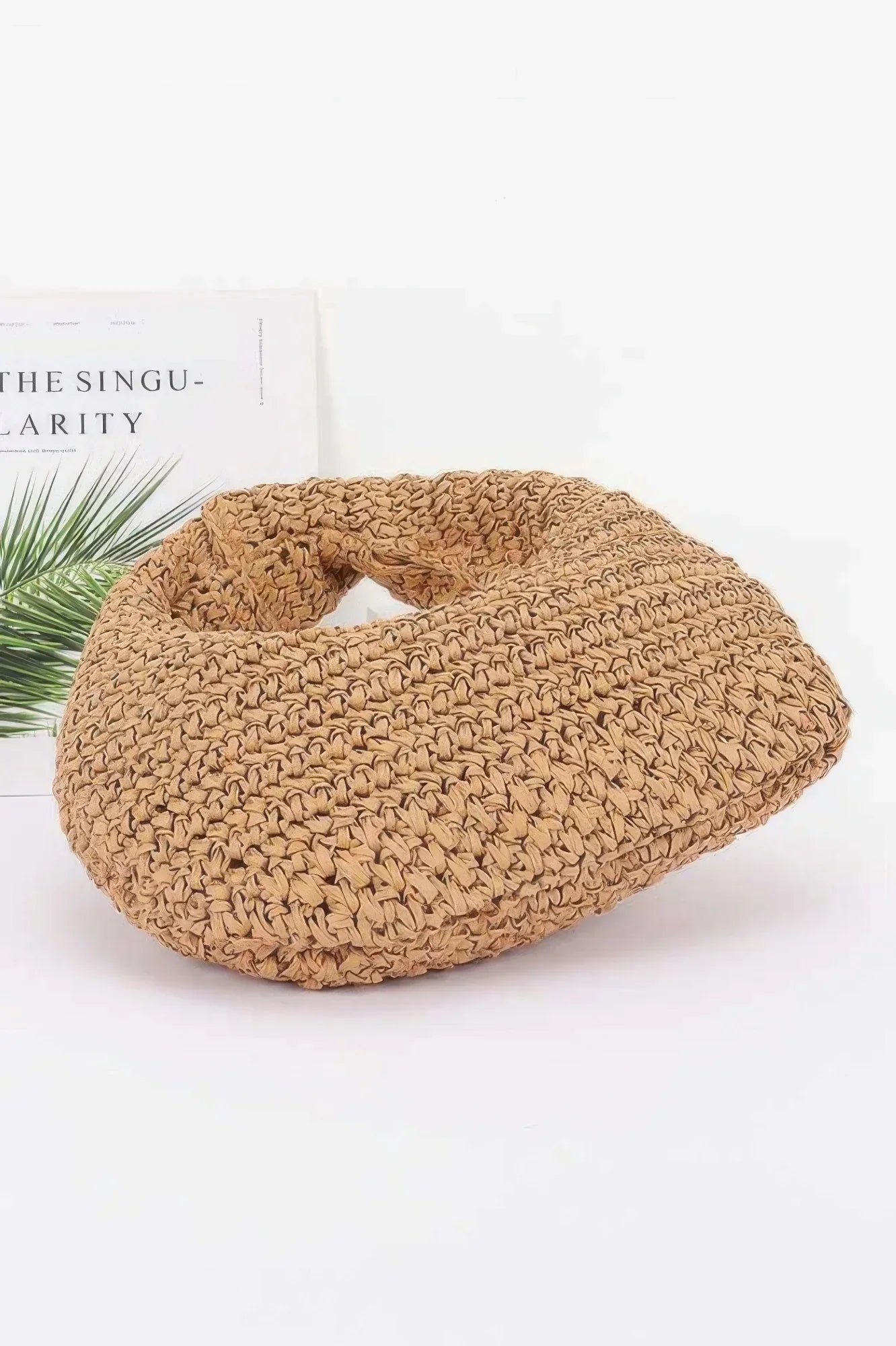 Faux Straw Braided Bindle Bag | Mixtshop LLC