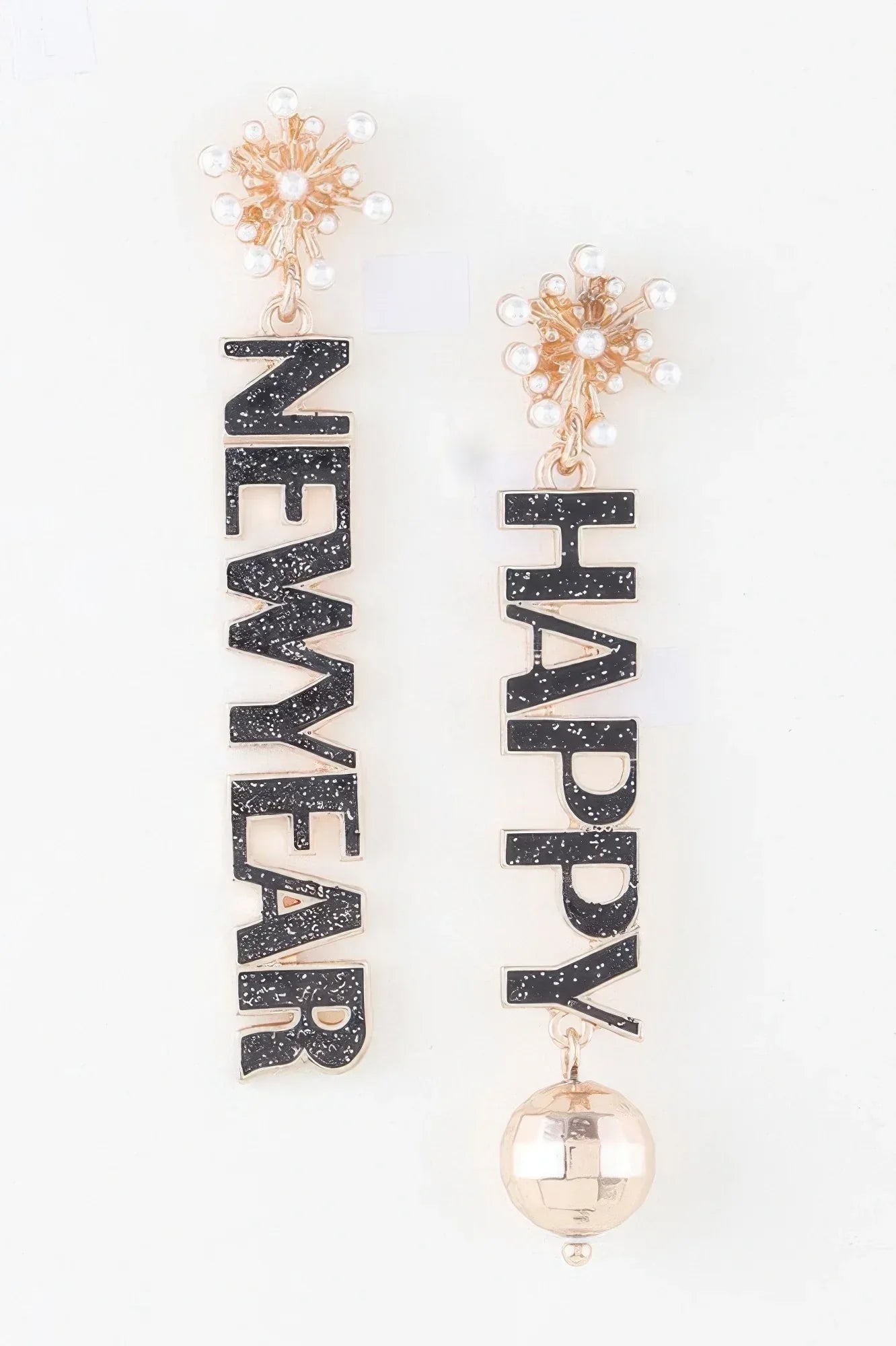 Happy New Year Drop Earrings | Mixtshop LLC