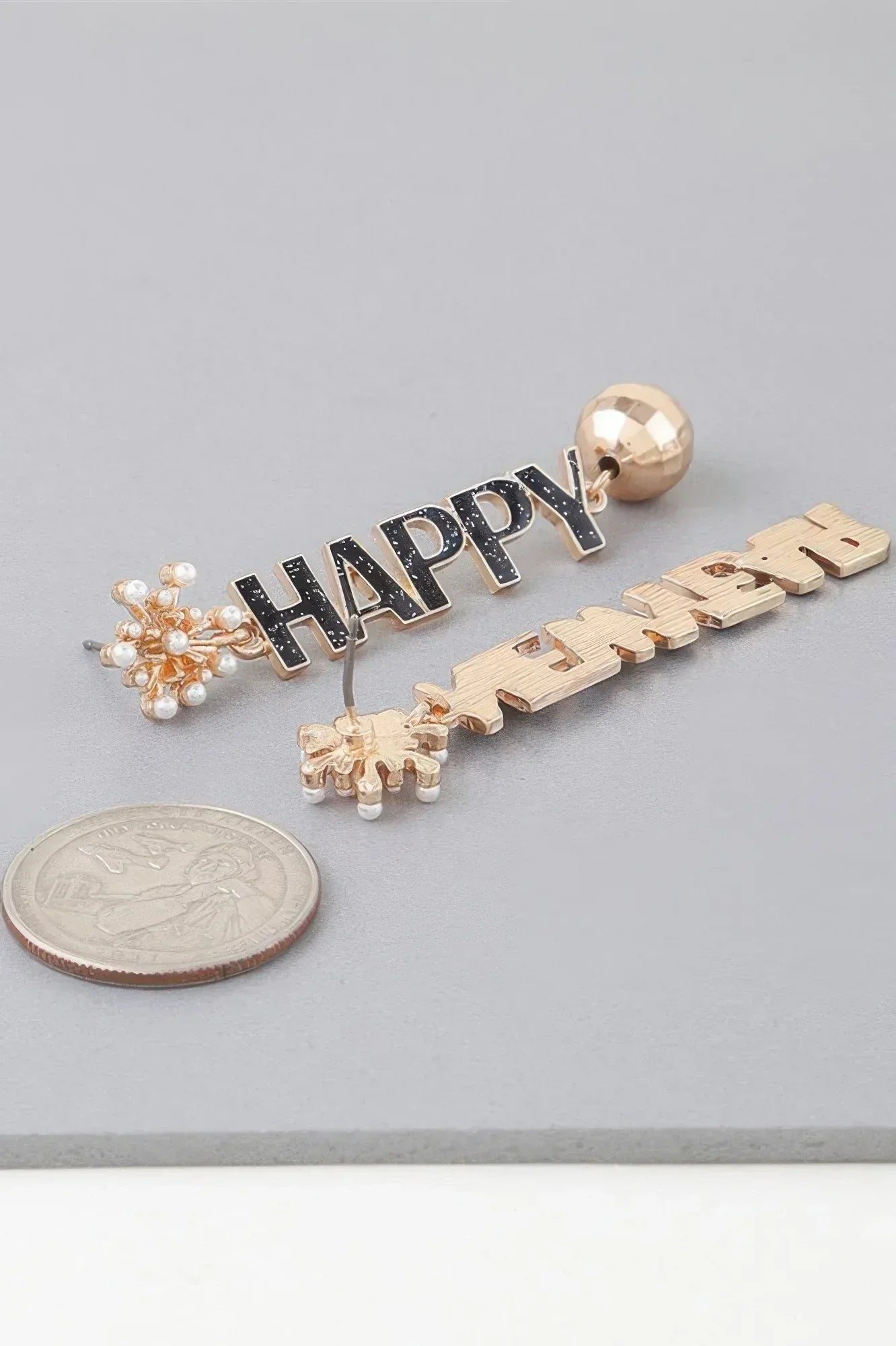 Happy New Year Drop Earrings | Mixtshop LLC