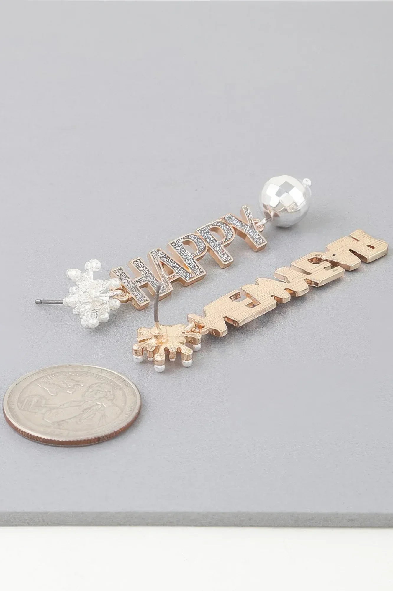 Happy New Year Drop Earrings | Mixtshop LLC