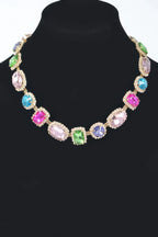 Multi Shape Stone Necklace | Mixtshop LLC