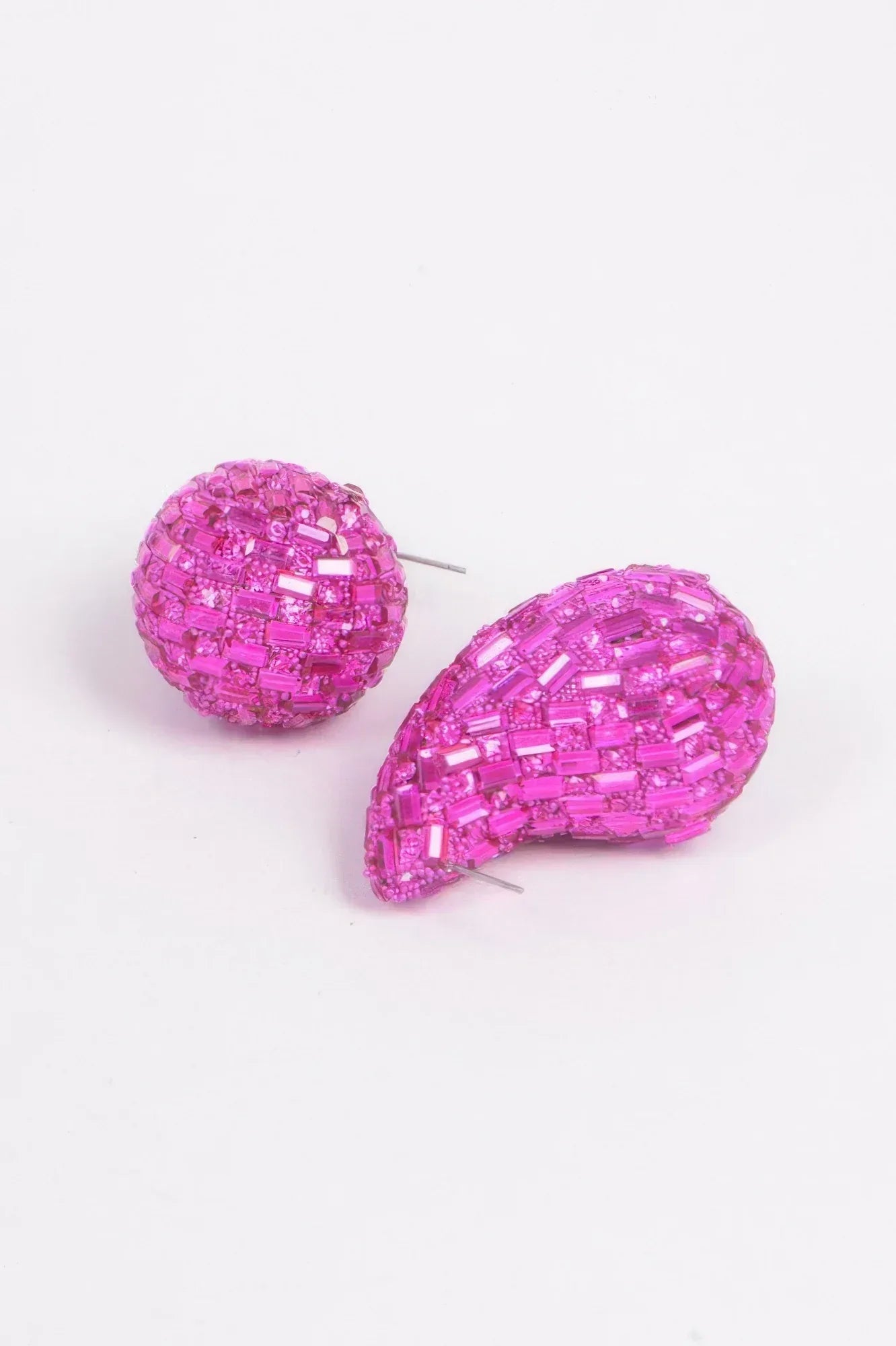 Rhinestone Tear Drop Earring Secondary image