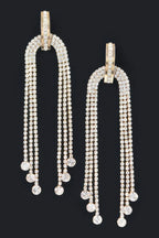 Rhinestone Fringe Earring | Mixtshop LLC