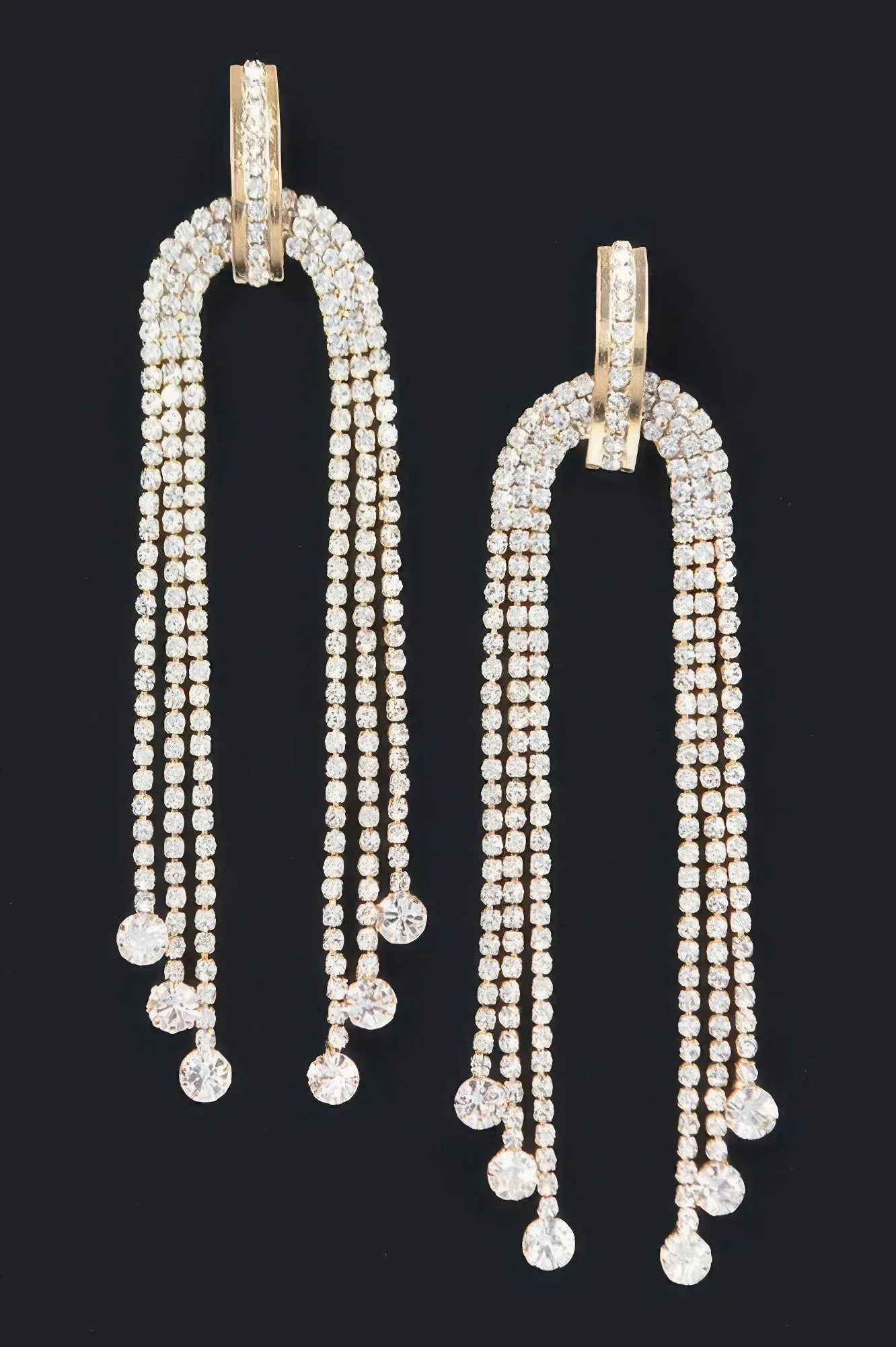 Rhinestone Fringe Earring | Mixtshop LLC