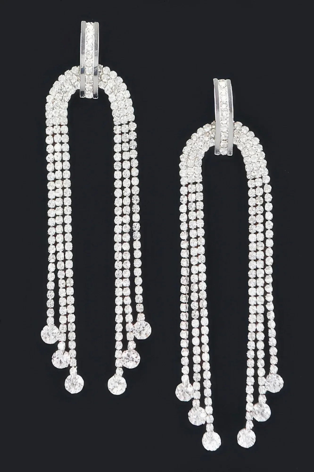 Rhinestone Fringe Earring | Mixtshop LLC