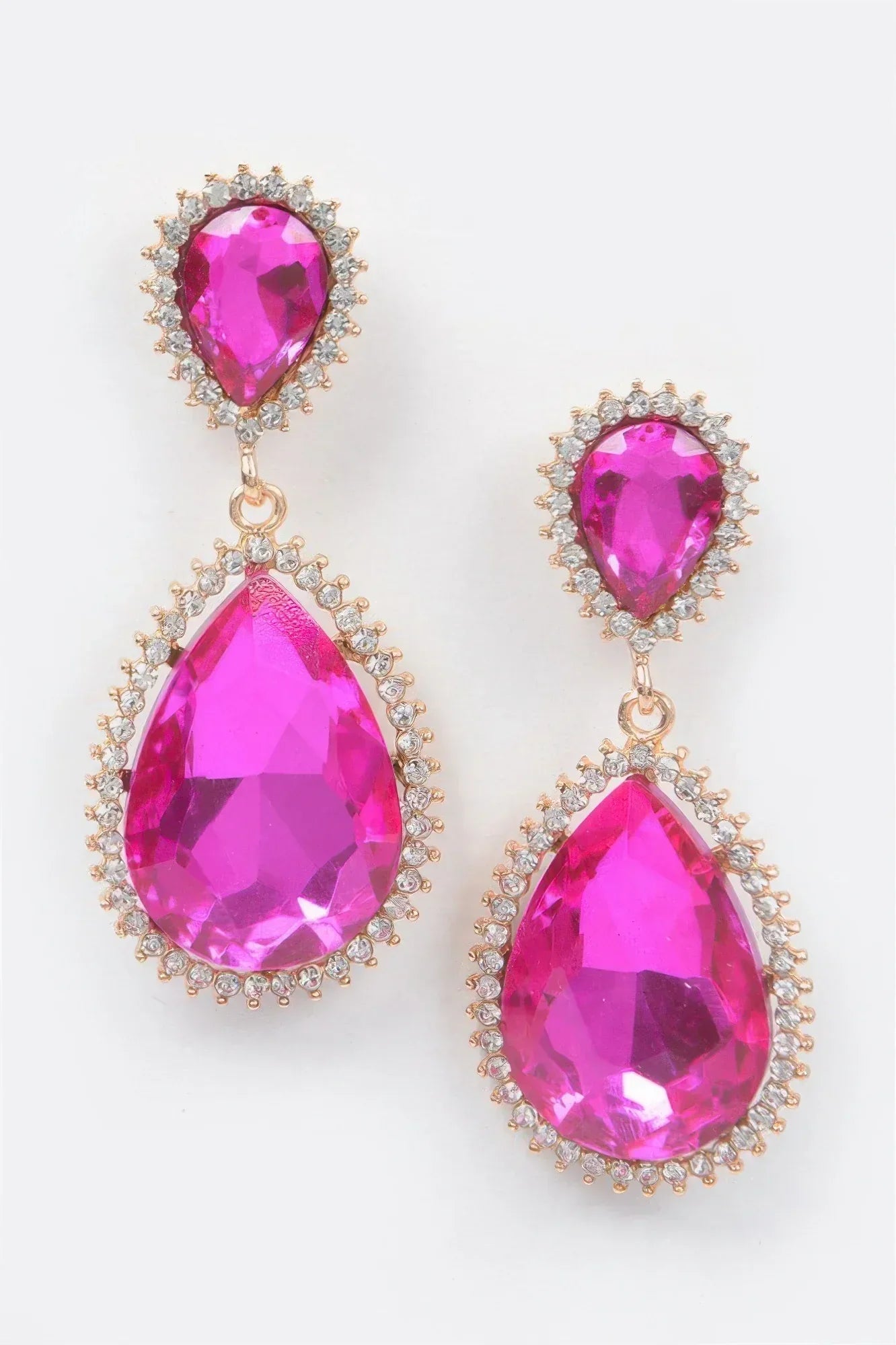 Rhinestone Dangle Earring Secondary image