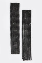 Rhinestone Curtain Drop Earrings | Mixtshop LLC