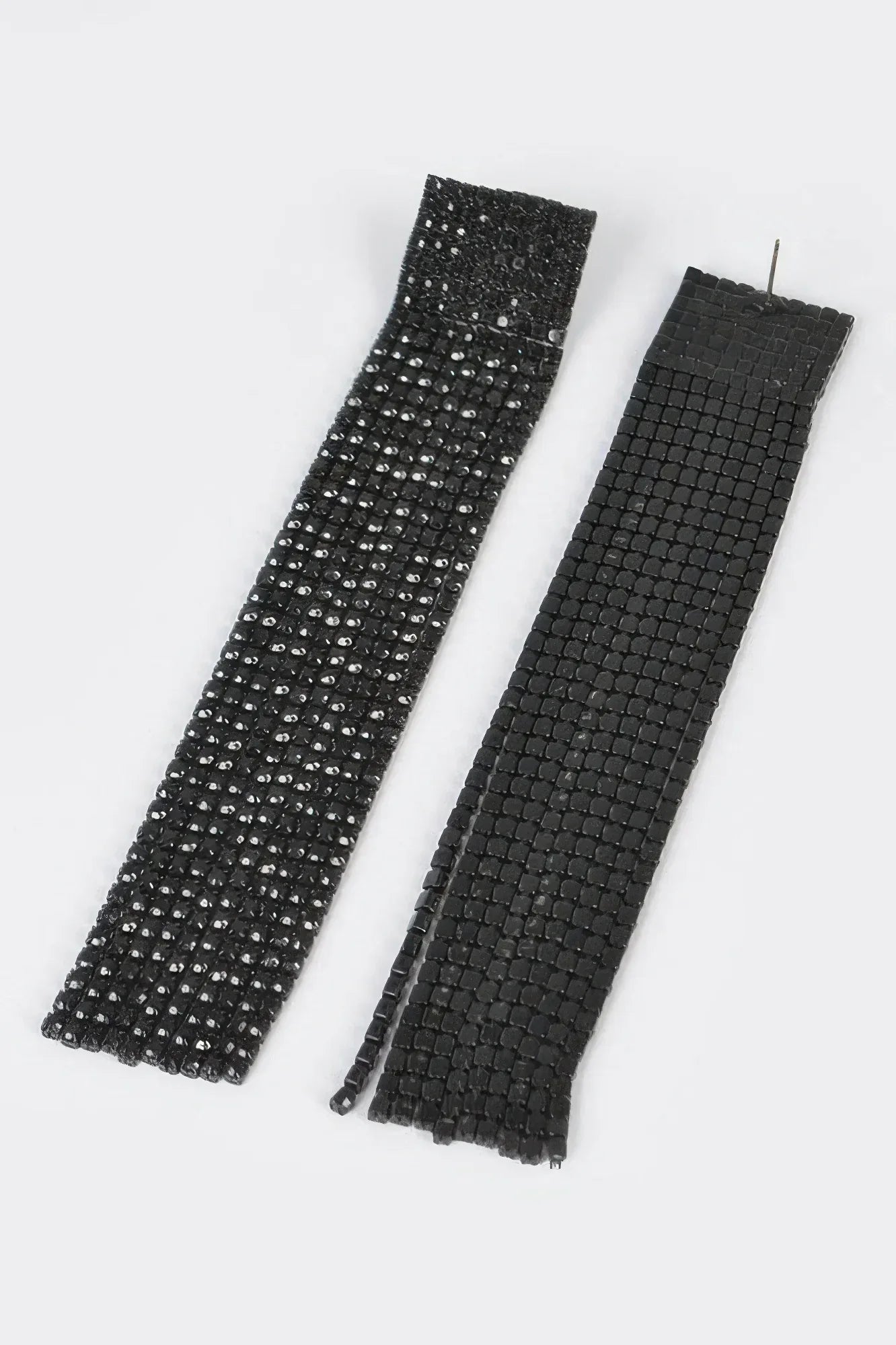Rhinestone Curtain Drop Earrings | Mixtshop LLC