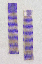 Rhinestone Curtain Drop Earrings | Mixtshop LLC