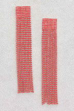 Rhinestone Curtain Drop Earrings | Mixtshop LLC