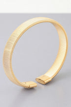 Multi Ribbed Cuff Bracelet | Mixtshop LLC