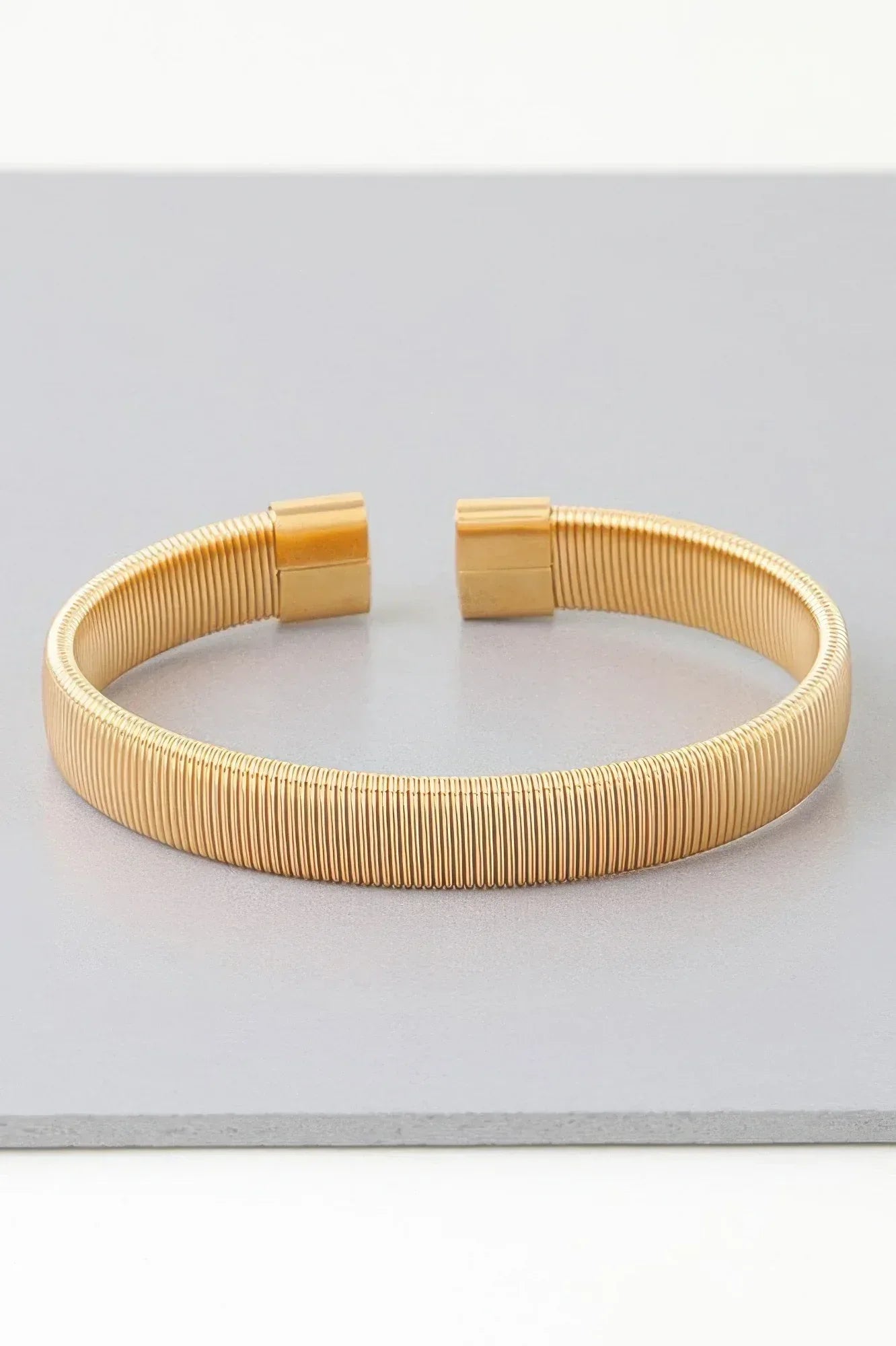 Multi Ribbed Cuff Bracelet | Mixtshop LLC