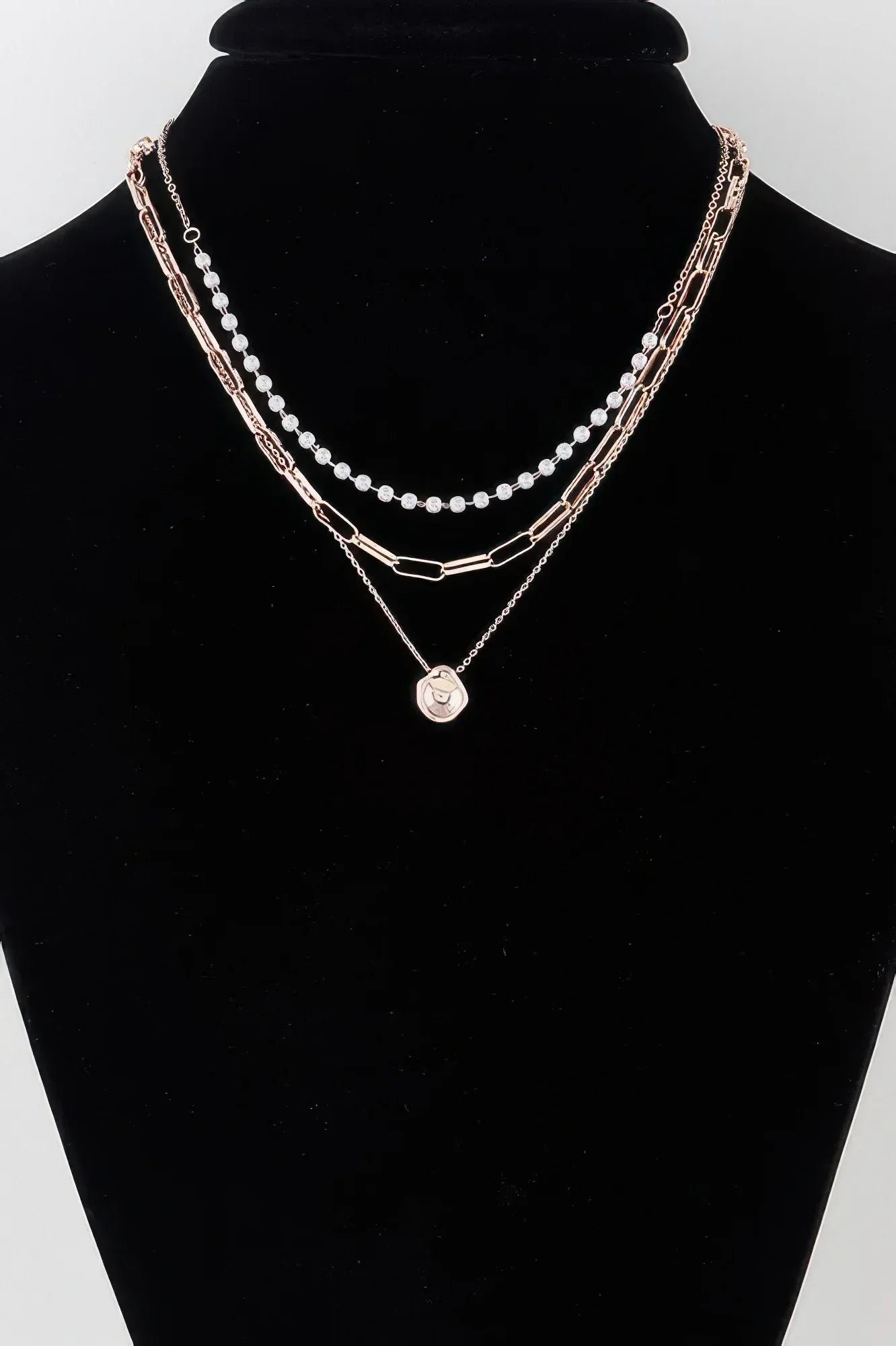 Multi Pendant Link Chain Necklace | Mixtshop LLC Main image