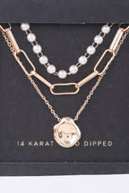 Multi Pendant Link Chain Necklace | Mixtshop LLC