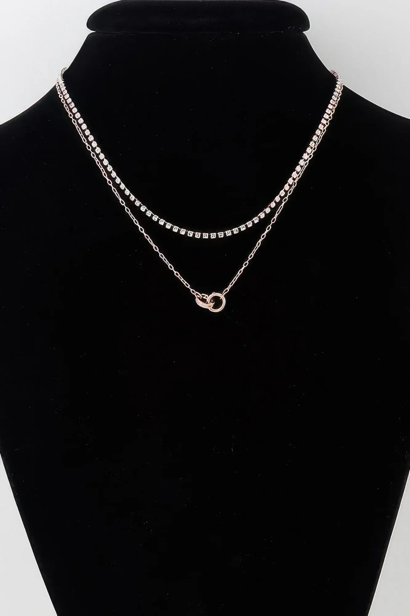 Interlinked Ring Chain Necklace | Mixtshop LLC Main image