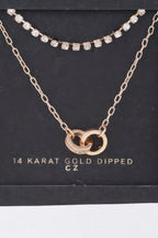 Interlinked Ring Chain Necklace | Mixtshop LLC