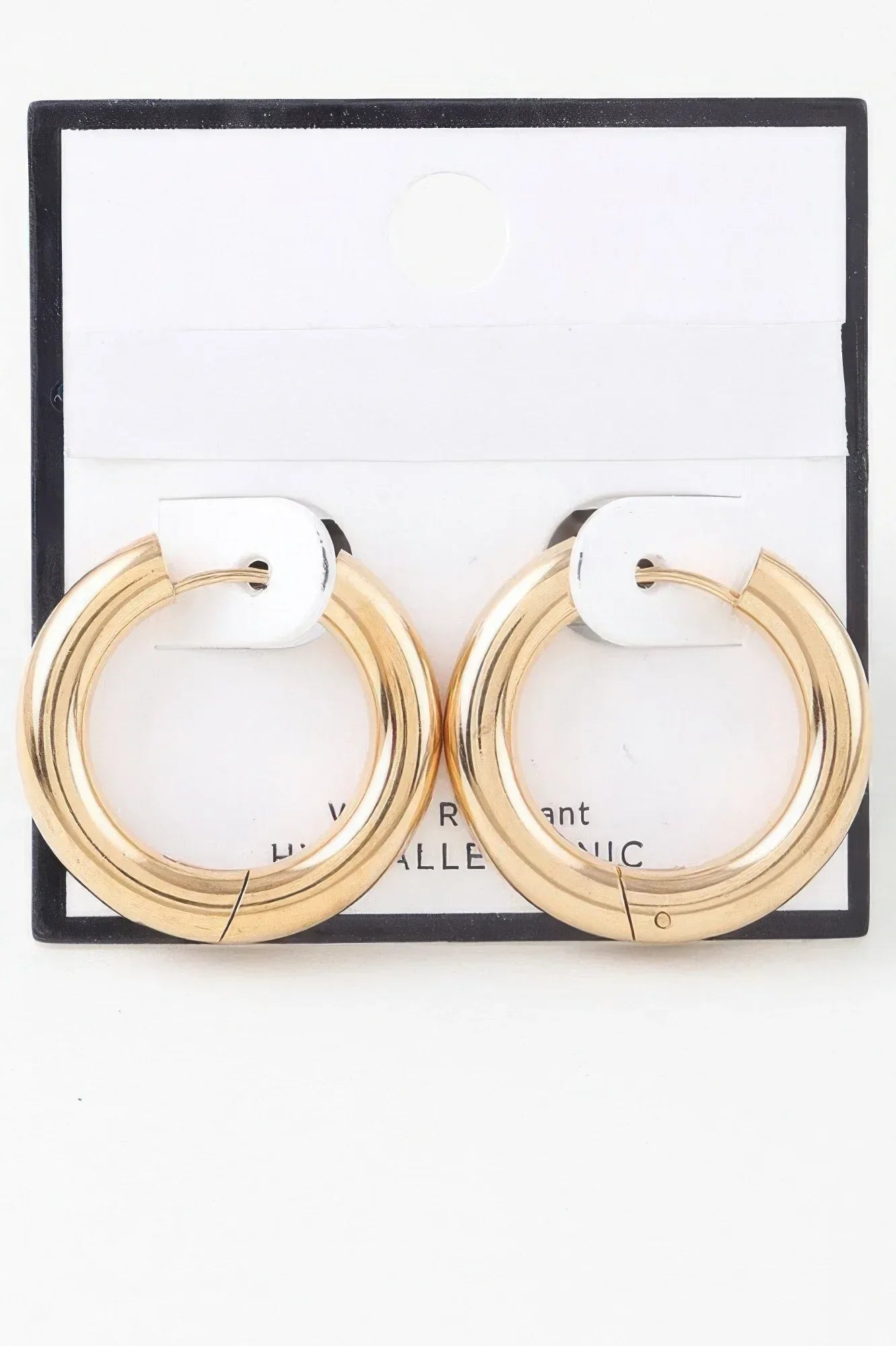 Shiny Modern Hoop Earrings | Mixtshop LLC
