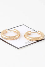 Shiny Modern Hoop Earrings | Mixtshop LLC