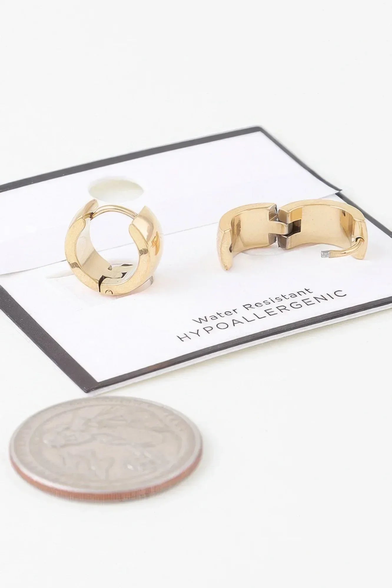 Shiny Bulky Hoop Earrings | Mixtshop LLC