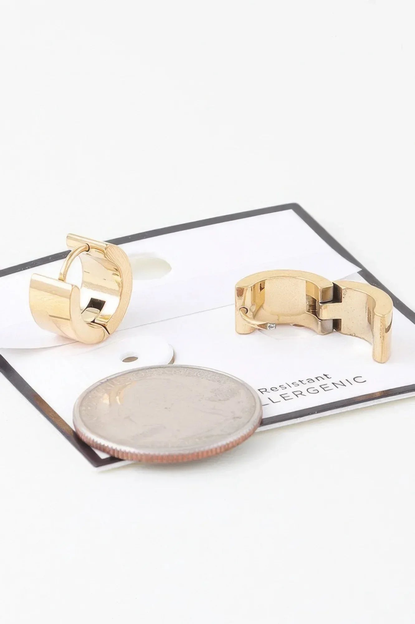 Crosshatched Wide Hoop Earrings | Mixtshop LLC