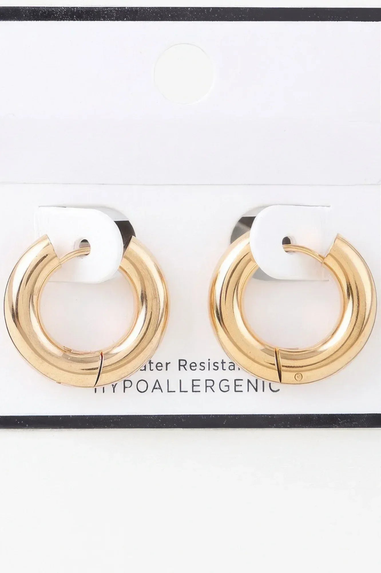 Bulky Shiny Hoop Earrings | Mixtshop LLC