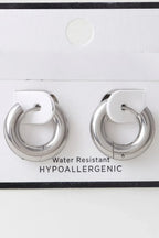 Bulky Shiny Hoop Earrings | Mixtshop LLC