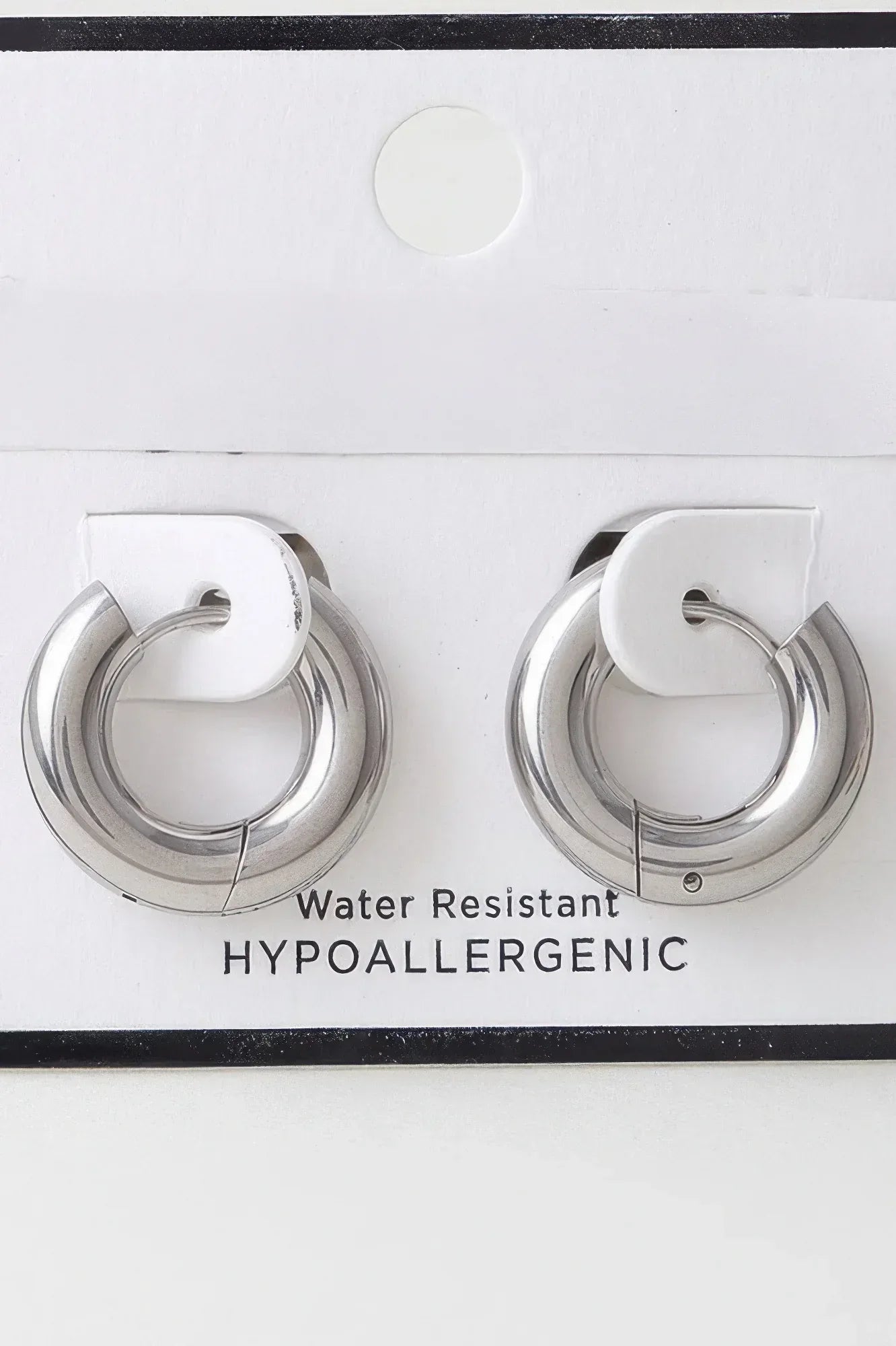 Bulky Shiny Hoop Earrings | Mixtshop LLC