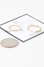 Classic Shiny Hoop Earrings | Mixtshop LLC