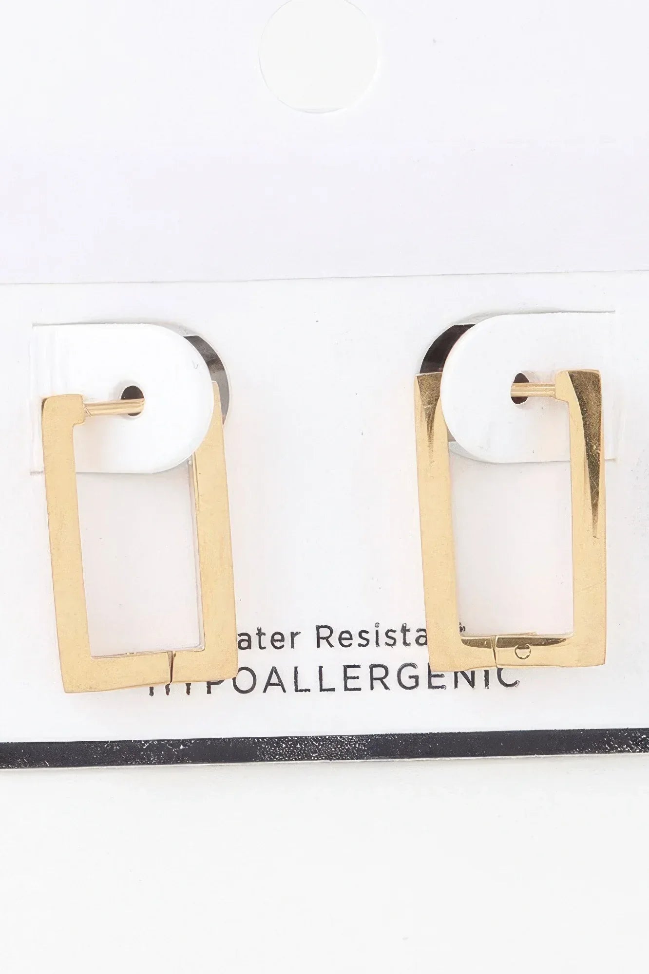 Delicate Frame Hoop Earrings | Mixtshop LLC Main image