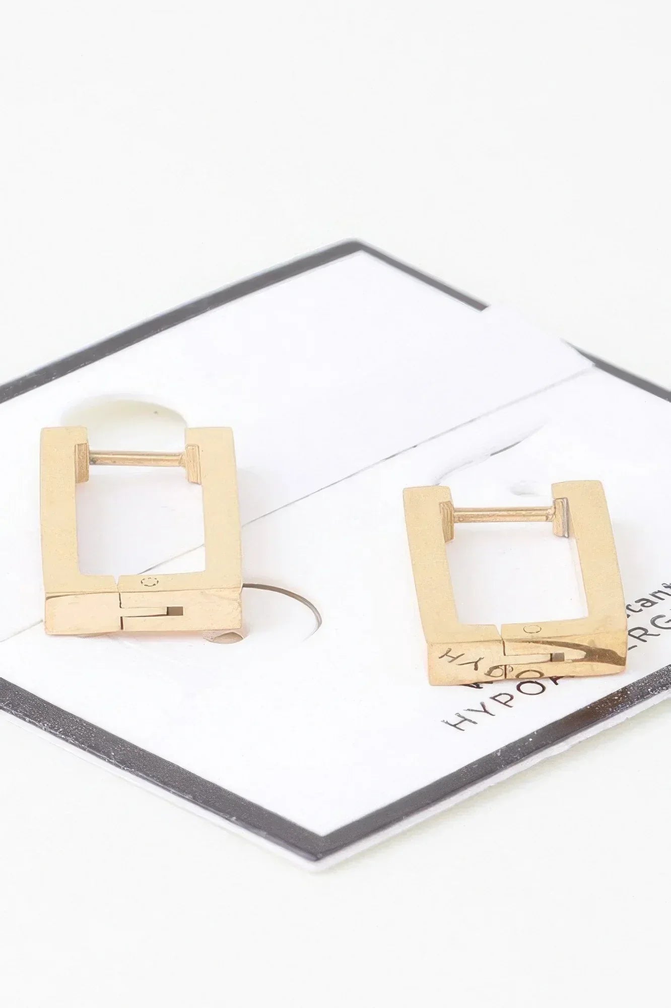 Delicate Frame Hoop Earrings | Mixtshop LLC