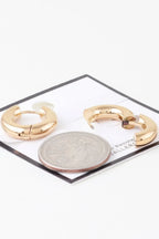 Shiny Water Resistant Hoop Earrings | Mixtshop LLC