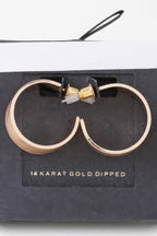 Crosshatched Wide Hoop Earrings | Mixtshop LLC