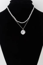 Hammered Plate Chain Necklace | Mixtshop LLC