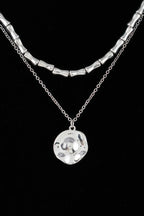 Hammered Plate Chain Necklace | Mixtshop LLC