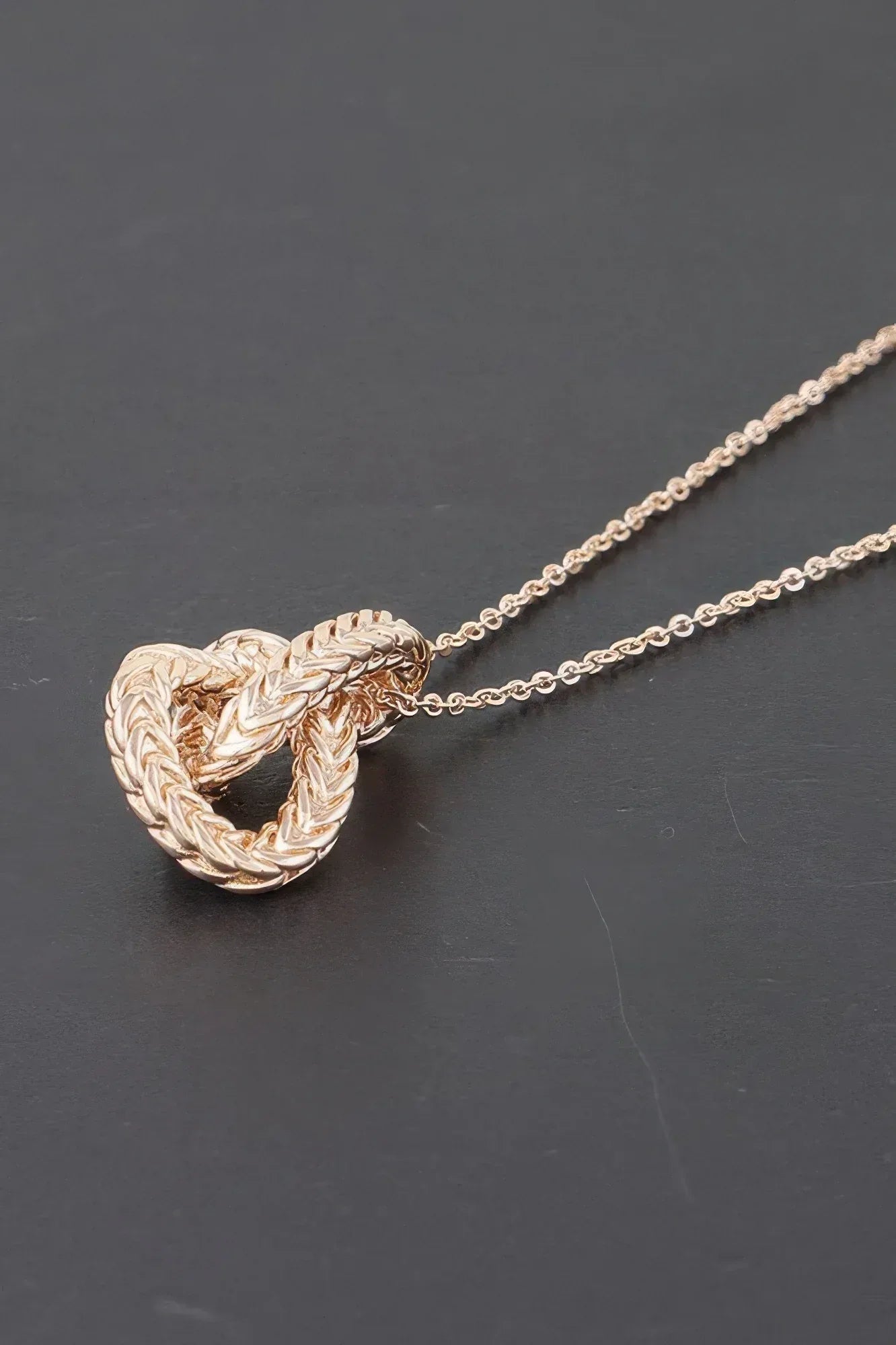 Braided Interweave Pendant Necklace Secondary image