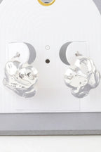 Hammered Clover Stud Earrings | Mixtshop LLC