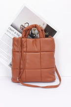 Quilted Faux Leather Padded Tote Bag | Mixtshop LLC