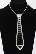 Rhinestone Necktie Necklace | Mixtshop LLC