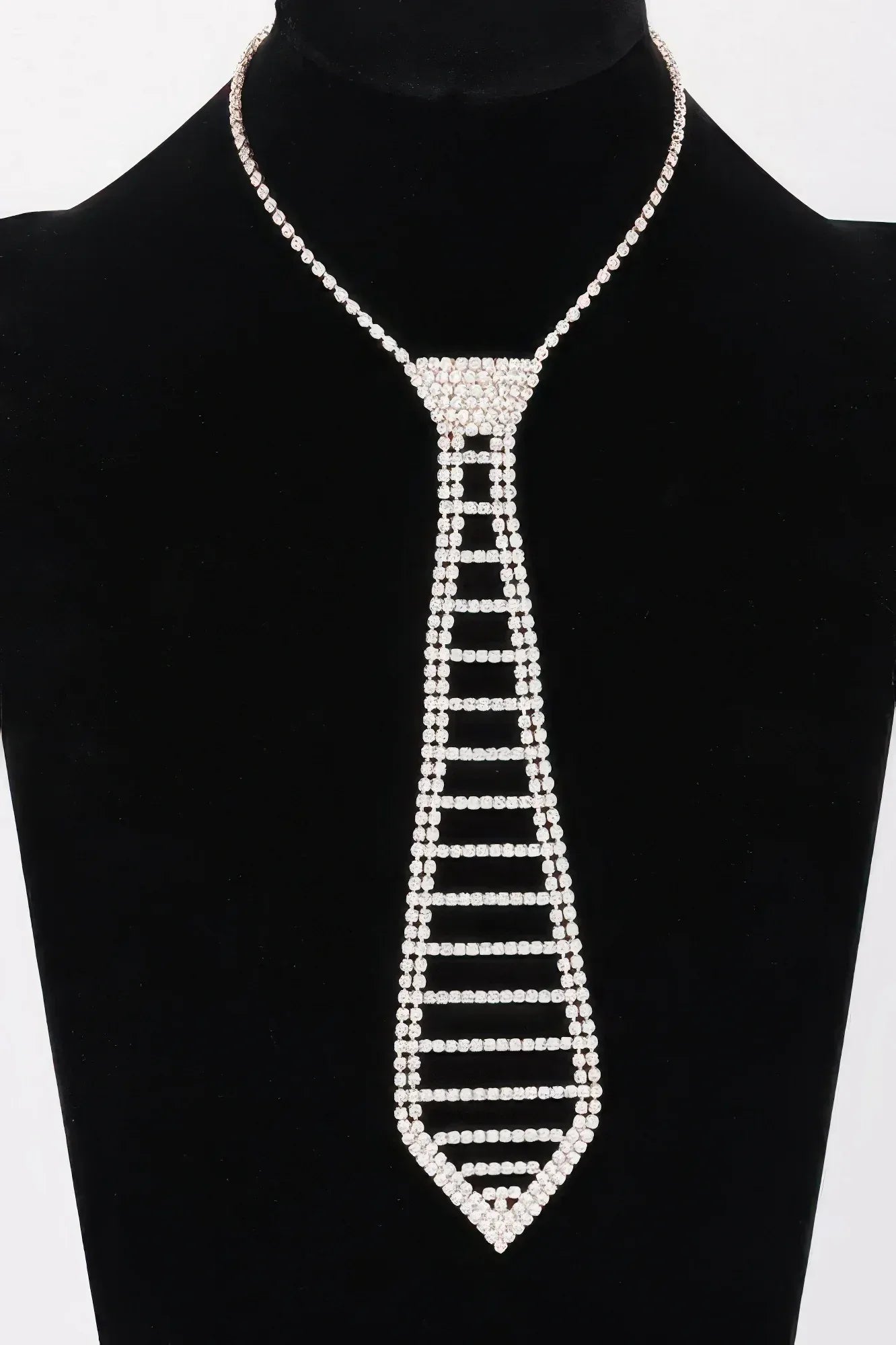 Rhinestone Necktie Necklace | Mixtshop LLC