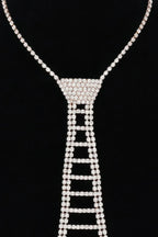 Rhinestone Necktie Necklace | Mixtshop LLC