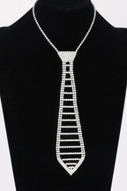 Rhinestone Necktie Necklace | Mixtshop LLC