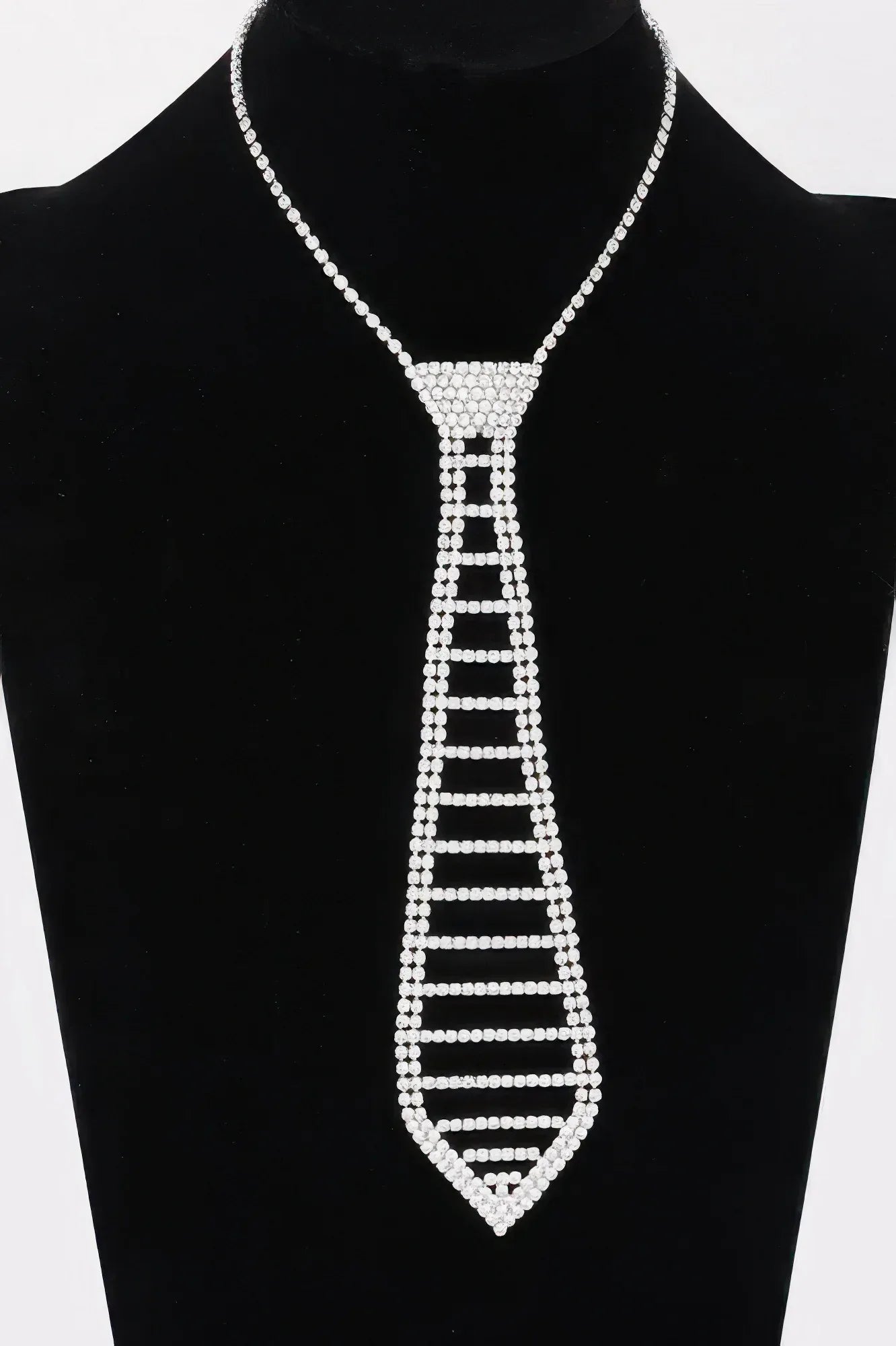 Rhinestone Necktie Necklace | Mixtshop LLC