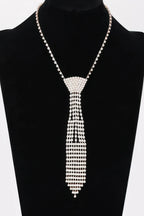 Rhinestone Necktie Necklace | Mixtshop LLC