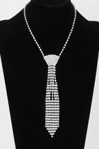 Rhinestone Necktie Necklace | Mixtshop LLC